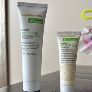 White Eye Cream Skincare with Minimalist Design